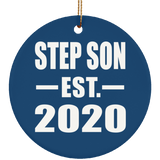 Step Son Established EST. 2020 - Circle Ornament