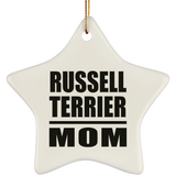 Russell Terrier Mom - Star Ornament