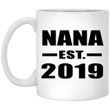 Nana Established EST. 2019 - 11oz Coffee Mug