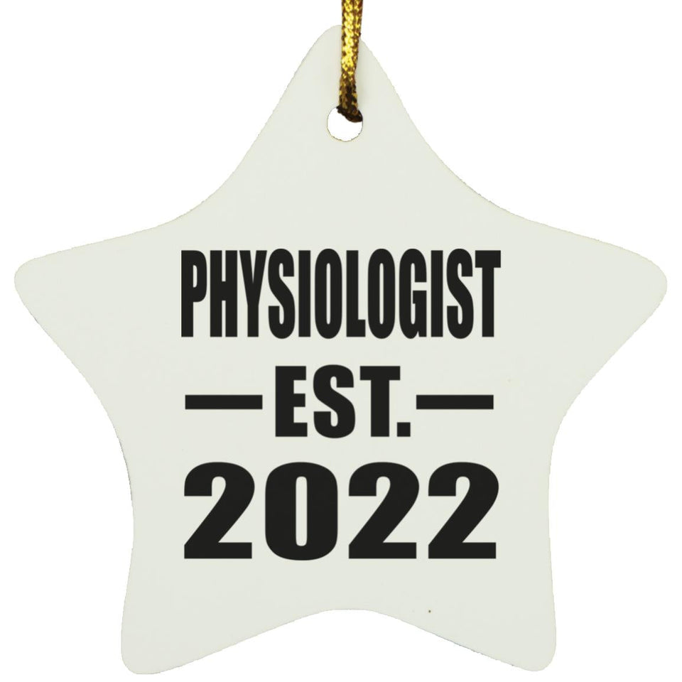 Physiologist Established EST. 2022 - Star Ornament