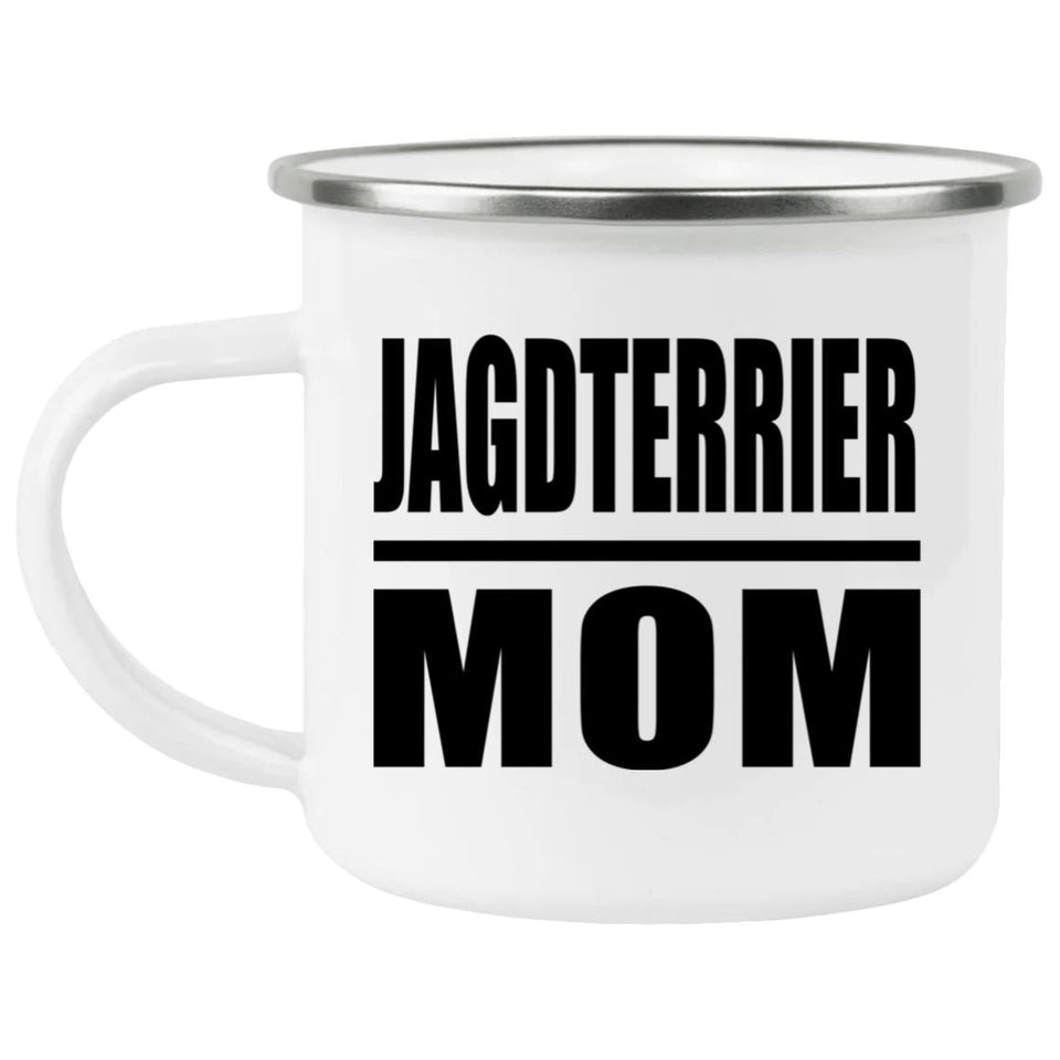Jagdterrier Mom - 12oz Camping Mug