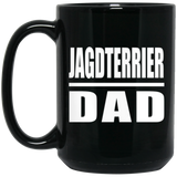 Jagdterrier Dad - 15oz Coffee Mug Black