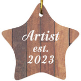 Artist Established Est. 2023 - Star Ornament E