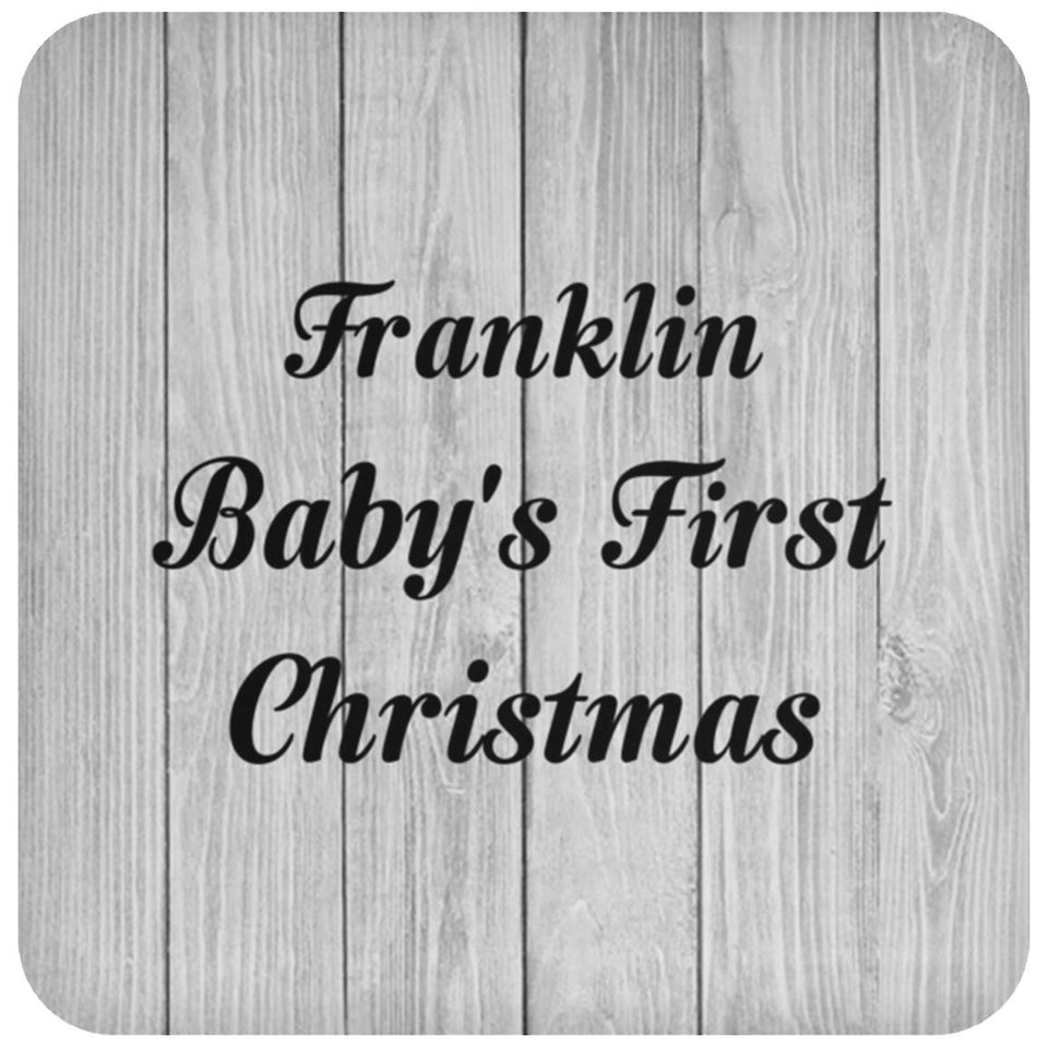 Franklin Baby's First Christmas - Drink Coaster F
