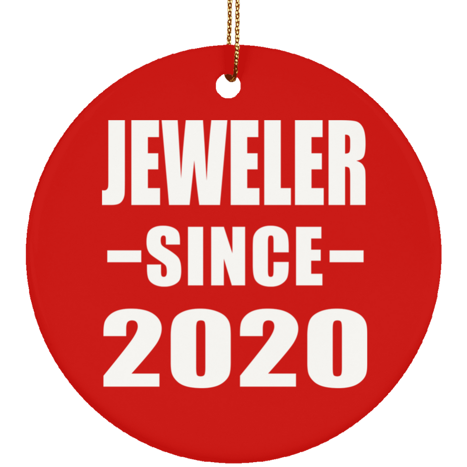 Jeweler Since 2020 - Circle Ornament