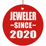Jeweler Since 2020 - Circle Ornament