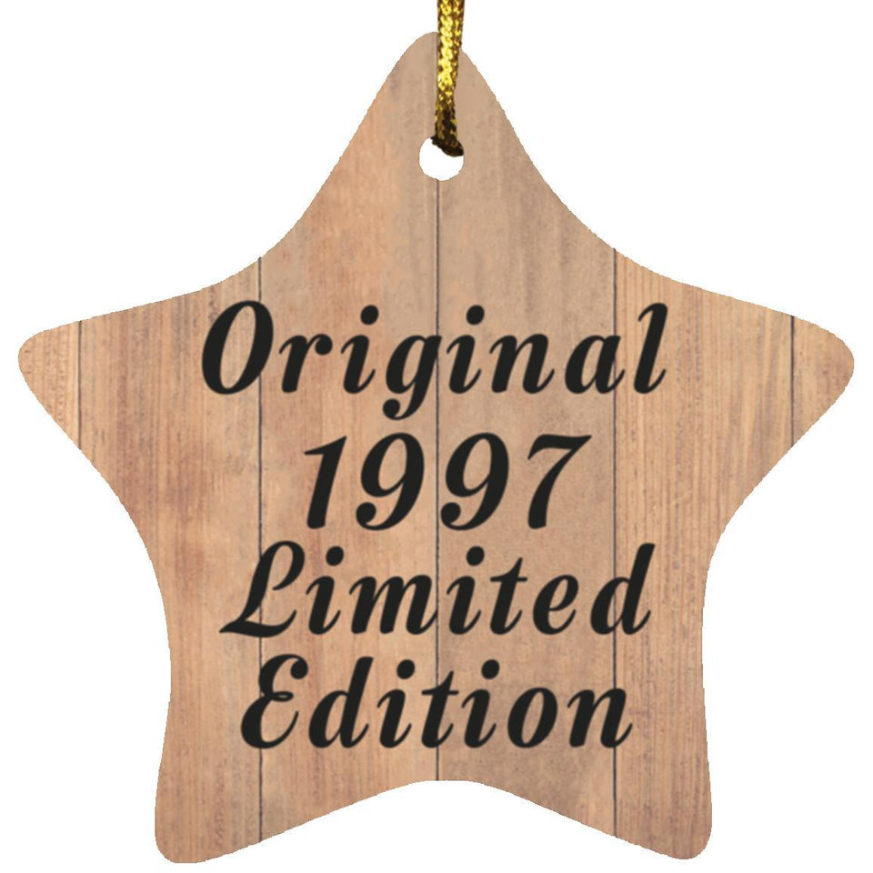 27th Birthday Original 1997 Limited Edition - Star Ornament C