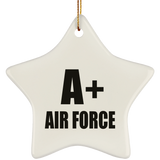 A+ Air Force - Star Ornament