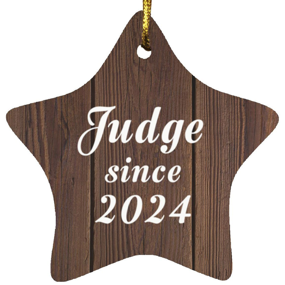 Judge Since 2024 - Star Ornament D