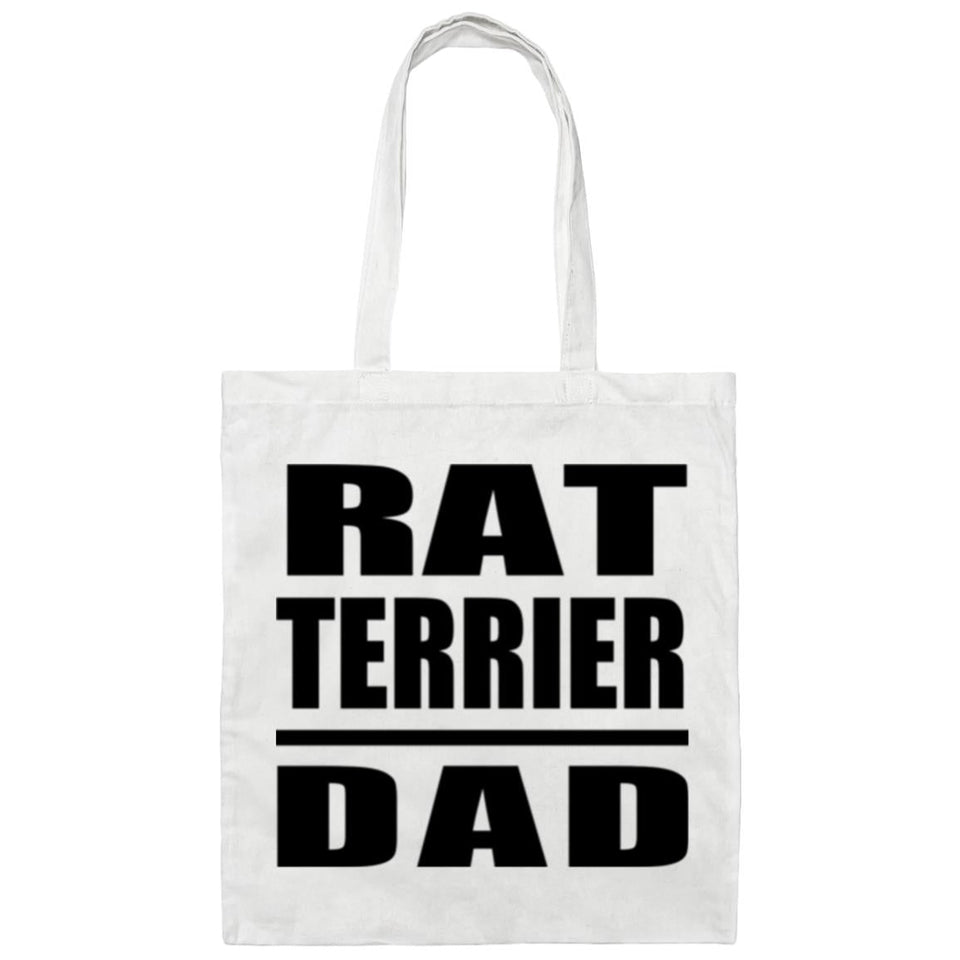 Rat Terrier Dad - Tote Bag White