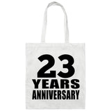 23rd Anniversary 23 Years - Tote Bag White