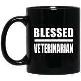 Blessed Veterinarian - 11oz Coffee Mug Black