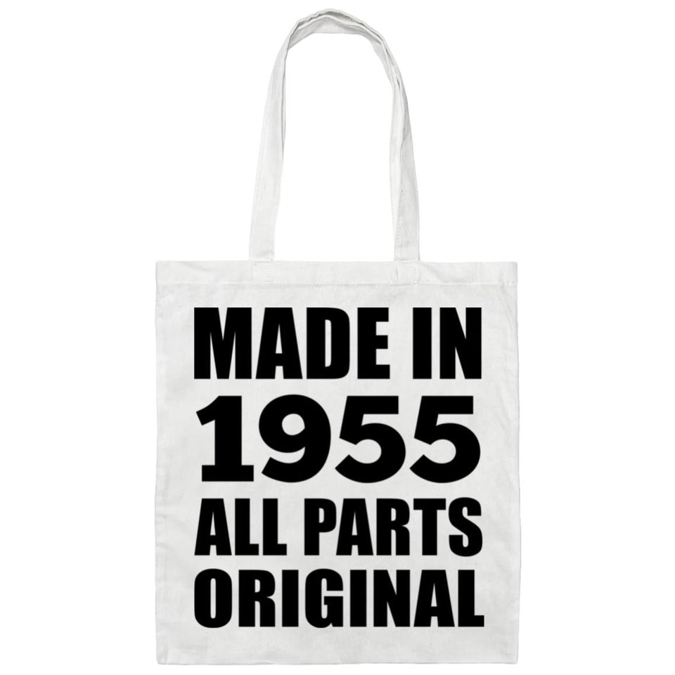 69th Birthday Made in 1955 All Parts Original - Tote Bag White