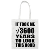 60th Birthday Took Square Root of 3600 Years To Look Good - Tote Bag White