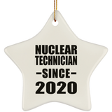 Nuclear Technician Since 2020 - Star Ornament
