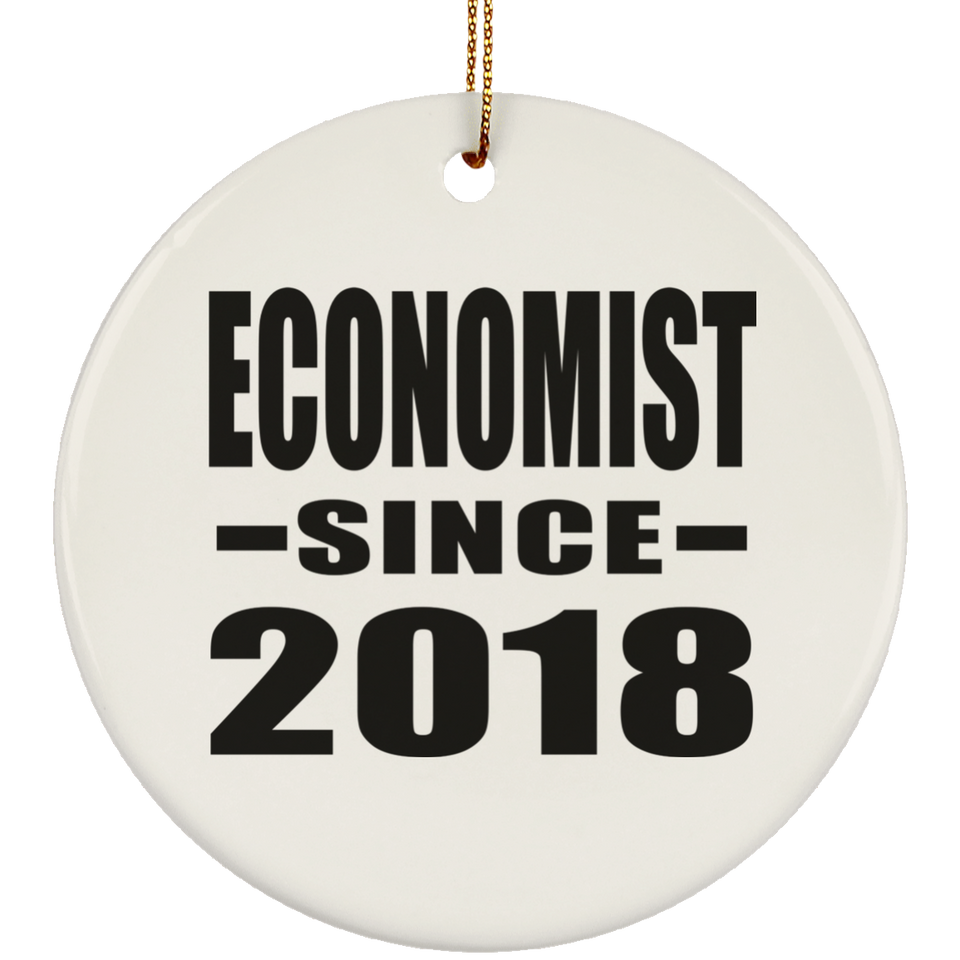 Economist Since 2018 - Circle Ornament