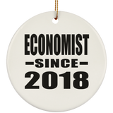 Economist Since 2018 - Circle Ornament
