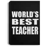World's Best Teacher - Canvas Portrait