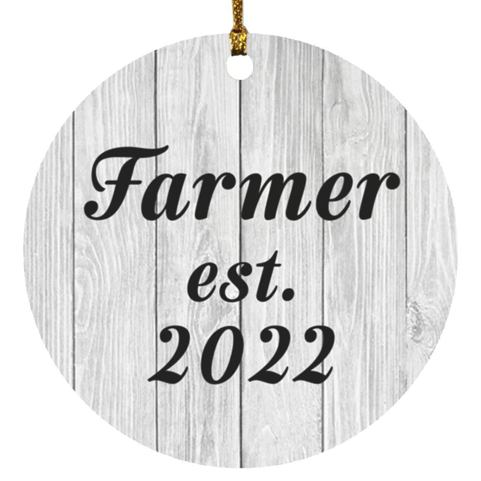 Farmer Established Est. 2022 - Circle Ornament F