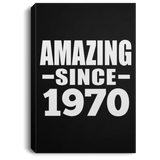 54th Birthday Amazing Since 1970 - Canvas Portrait