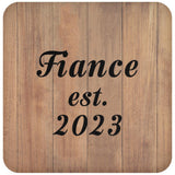 Fiance Established EST. 2023 - Drink Coaster C