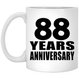 88th Anniversary 88 Years - 11 Oz Coffee Mug
