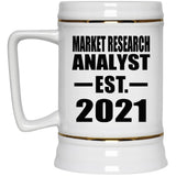 Market Research Analyst Established EST. 2021 - Beer Stein