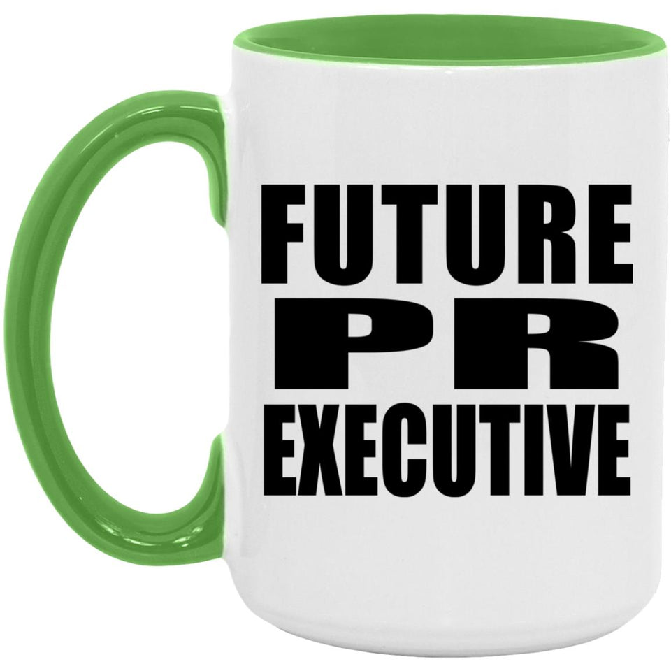 Future PR Executive - 15oz Accent Mug Green