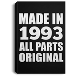 31st Birthday Made in 1993 All Parts Original - Canvas Portrait