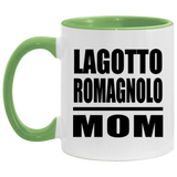 Lagotto Romagnolo Mom - 11oz Accent Mug Green