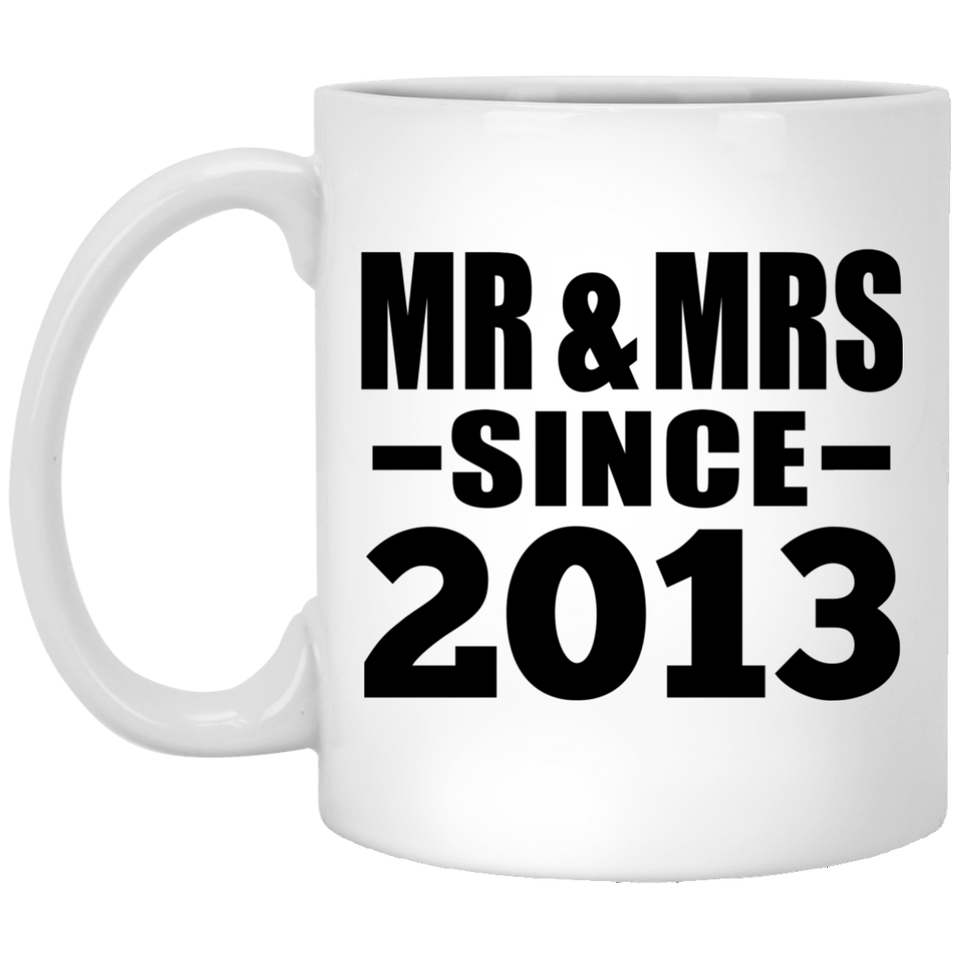 11th Anniversary Mr & Mrs Since 2013 - 11 Oz Coffee Mug