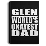 Glen World's Okayest Dad - Canvas Portrait