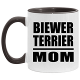 Biewer Terrier Mom - 11oz Accent Mug Black