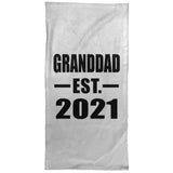 Granddad Established EST. 2021 - Hand Towel