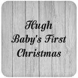 Hugh Baby's First Christmas - Drink Coaster F