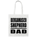 Bergamasco Shepherd Dad - Tote Bag White