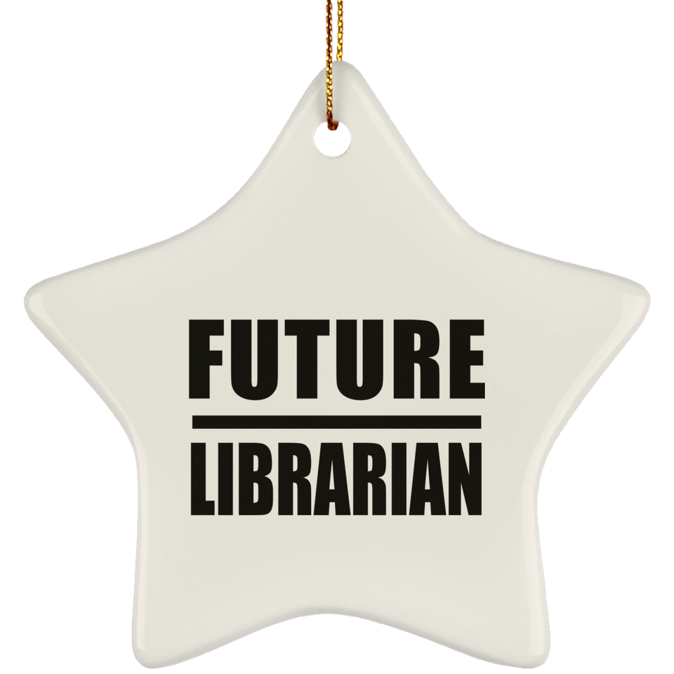 Future Librarian - Star Ornament
