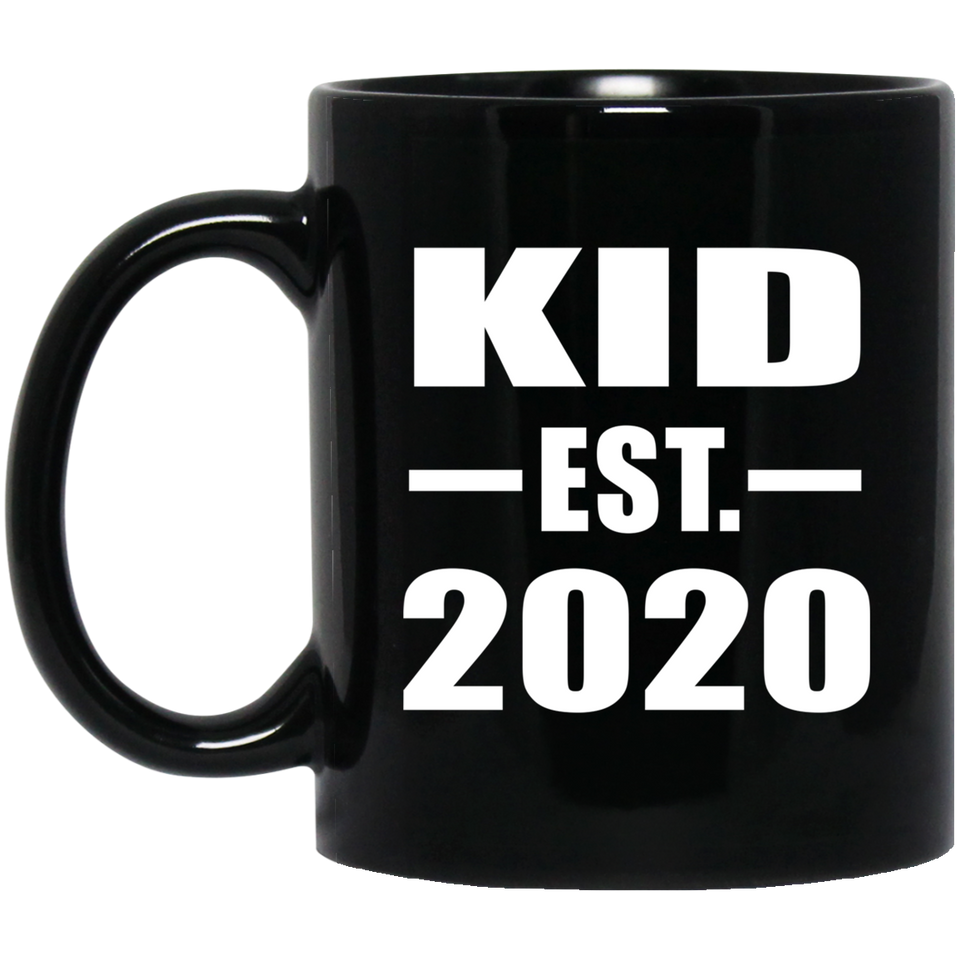 Kid Established EST. 2020 - 11oz Coffee Mug Black