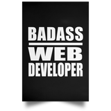 Badass Web Developer - Poster Portrait