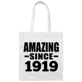 105th Birthday Amazing Since 1919 - Tote Bag White