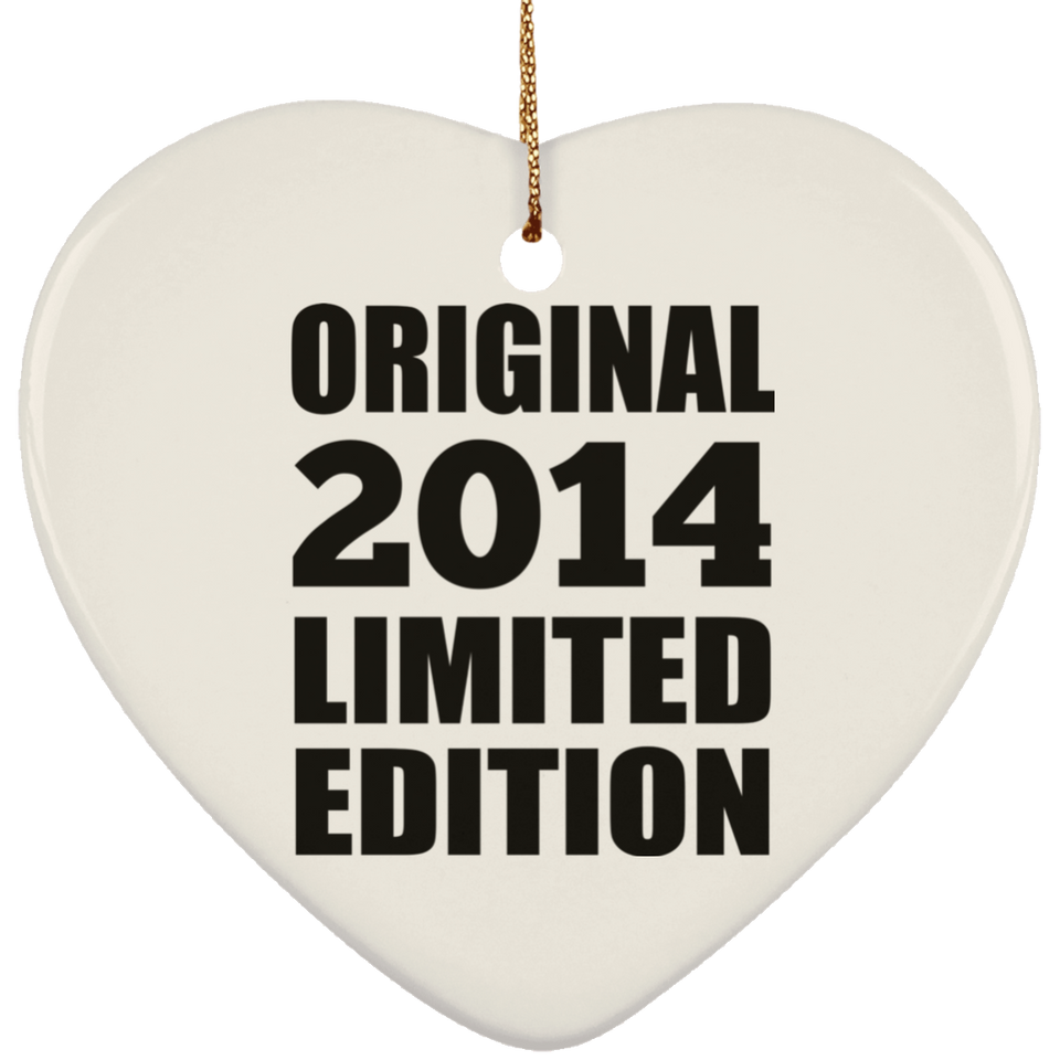 10th Birthday Original 2014 Limited Edition - Heart Ornament