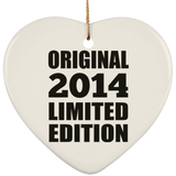 10th Birthday Original 2014 Limited Edition - Heart Ornament
