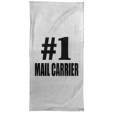 Number One #1 Mail Carrier - Hand Towel