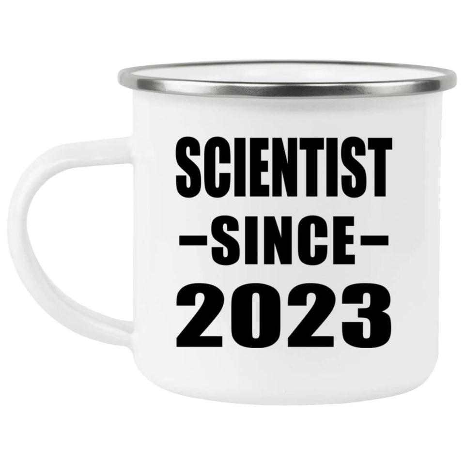 Scientist Since 2023 - 12oz Camping Mug