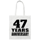 47th Anniversary 47 Years - Tote Bag White