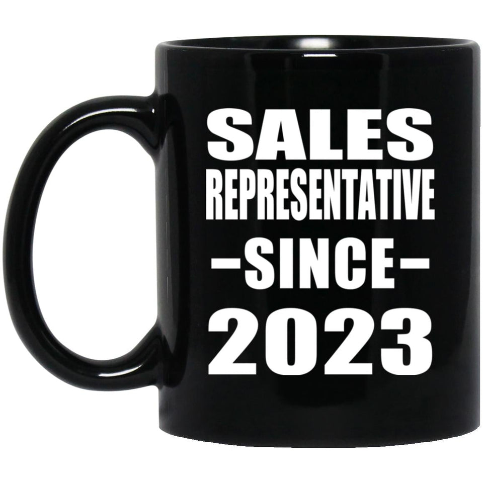 Sales Representative Since 2023 - 11oz Coffee Mug Black