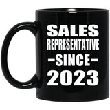 Sales Representative Since 2023 - 11oz Coffee Mug Black