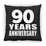 90th Anniversary 90 Years - Throw Pillow Black