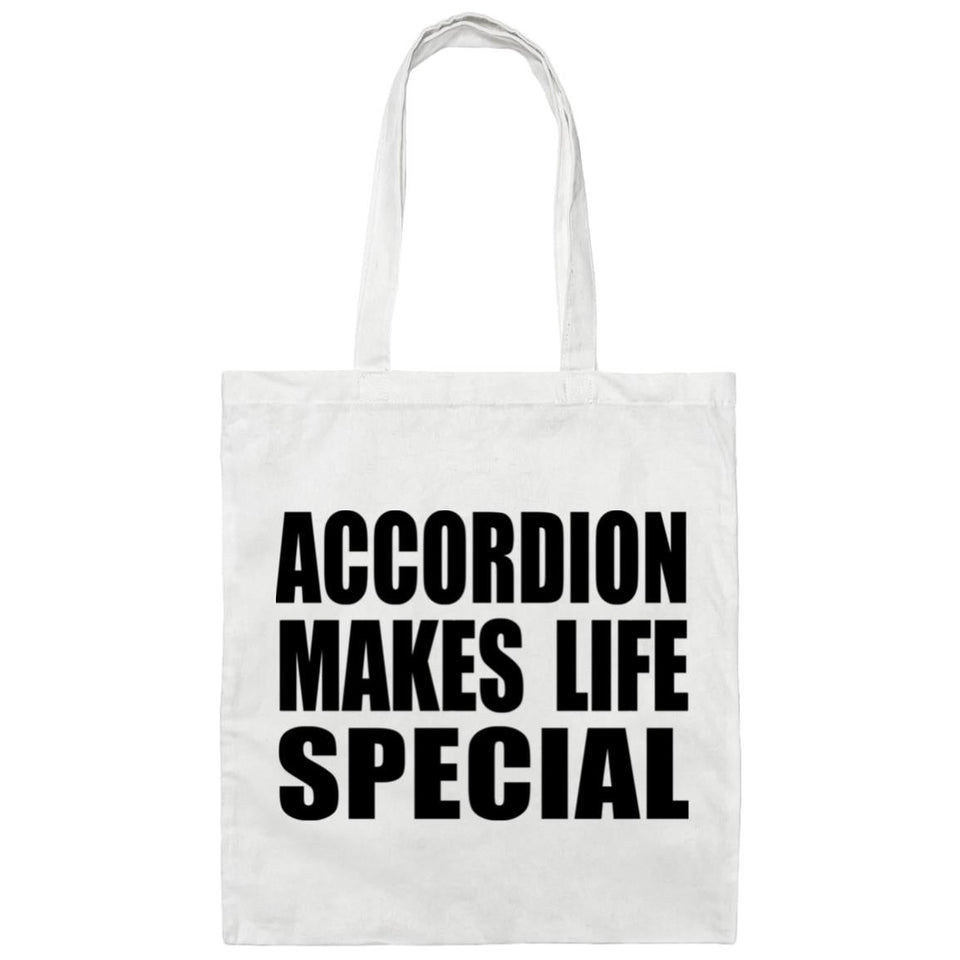 Accordion Makes Life Special - Tote Bag White