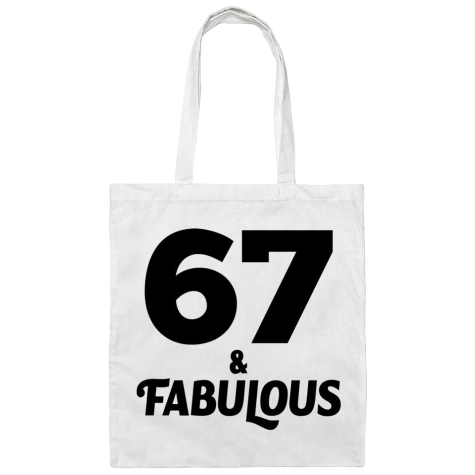 67th Birthday 67 & Fabulous - Tote Bag White